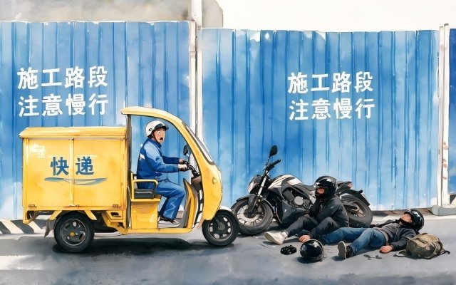 派件途中撞到人负全责，公司能向快递员索赔吗？