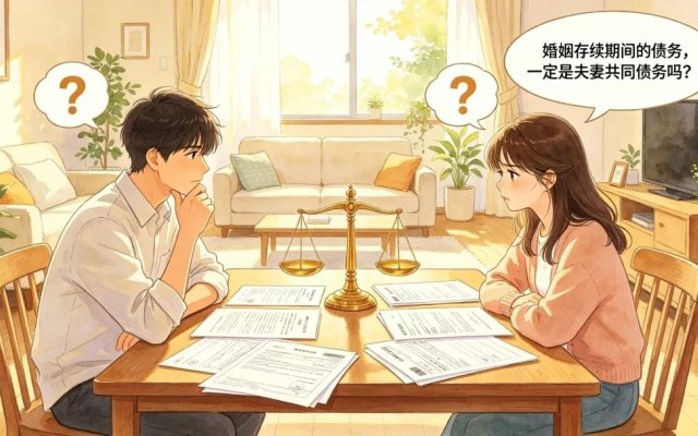 婚姻关系存续期间的债务一定属于夫妻共同债务吗？